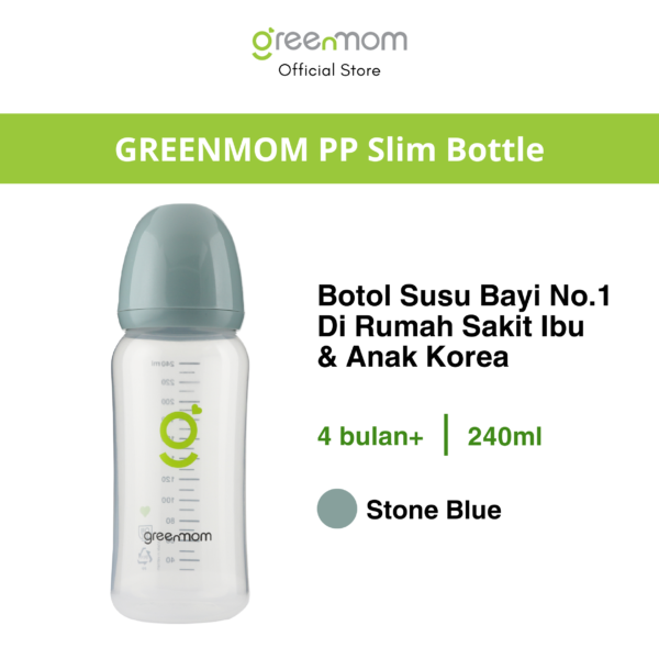 Slim Bottle 240ml Stone Blue