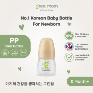Greenmom PP Slim Bottle / 60ml / Lily Beige